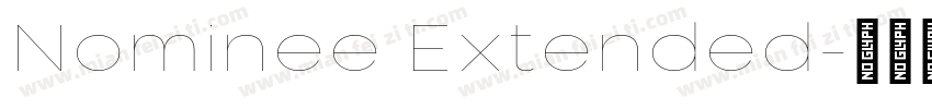 Nominee Extended字体转换